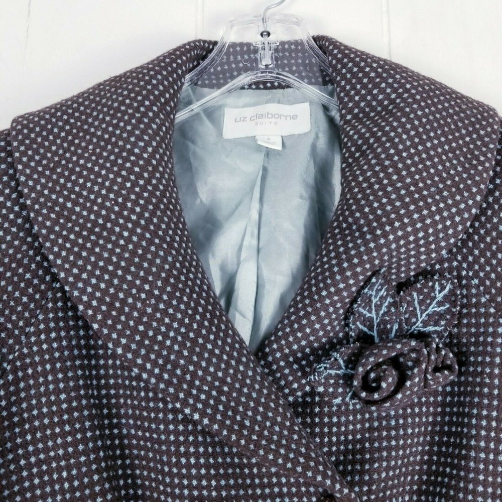 Liz Claiborne Button Blazer Size 8 - Picture 6 of 9